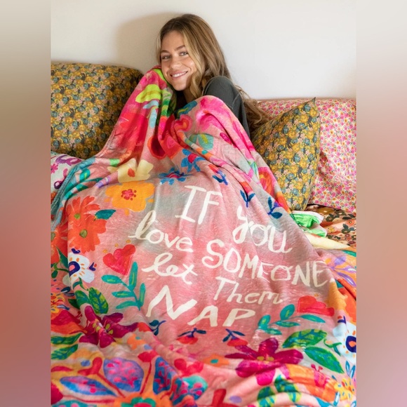 NWT Natural Life Double-Sided Cozy Throw Blanket - Let Them Nap - Picture 2 of 5